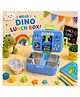 Sprout Kidz Fruit Lunch Box Insulated Steel with Premium BPA-Free Plastic Lid Dino Design