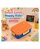 Sprout Kidz Maths Lunch Box Insulated Steel with Premium BPA-Free Plastic Lid Orange