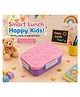 Sprout Kidz Maths Lunch Box Insulated Steel with Premium BPA-Free Plastic Lid Pink