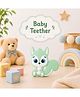 Sprout Kidz Squirrel Teether Green BPA-Free Silicone Soft Chew Toy for Babies Pack of 1