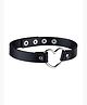 Kairangi Choker Necklace for Women Black Color Adjustable PU Leather Choker Necklace for Women and Girls