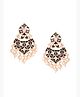 Kairangi Earrings for Women and Girls Meenakari Chandbali | Gold Plated Black Pink Meenakari Chandbali Earrings | Birthday Gift for girls and women Anniversary Gift for Wife