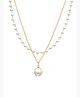 Kairangi Multilayer Necklace for Womens Gold Toned Pearl Multilayer Necklace for Womens and Girls