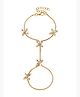 Kairangi Hand Chain For Women Gold Toned Flower Crystal Graceful Hand Chain For Women and Girls
