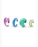 Kairangi Earrings for Women and Girls Earlobe Hoops | Multicolor 4pcs Combo of Earlobe Hoop Earrings | Birthday Gift for girls and women Anniversary Gift for Wife
