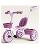 Little Olive Mini Moto  Tricycle with Parent Push Handle, Safety Seat & Storage Basket - Pink