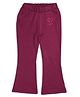 U.S. Polo Assn. Kids Knit Brand Name Printed Pants - Wine