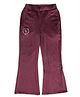 U.S. Polo Assn. Kids Knit Brand Logo Embroidered Pants - Wine