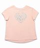 U.S. Polo Assn. Kids Cotton Knit Half Sleeves Brand Name Printed Tee - Beige