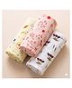 NEW COMERS Cotton Muslin Multipurpose Swaddle Wraps Pack of 3 Sun Print- Multicolour