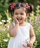 Aye Candy Glitter Embellished Butterfly Applique Detailed Alligator Hair Clip - Red