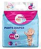 KiddySoft Baby Diaper Pants, Extra Large (XXL), 24 Counts | 5 Layer All Night Leakage Protection & Quick Absorbency | For Babies of 19-25 Kg | Up to 12 hours Protection | Rash Free Comfort Diapers