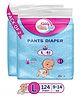 KiddySoft Baby Diaper Pants, Large (L), 124 Counts | with 5 Layer All Night Leakage Protection & Quick Absorbency | For Babies of 9-14 Kg | Up to 12 hours Protection | Rash Free Comfort Diapers