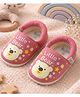 The little lookers Cotton Bear Printed Booties - Pink