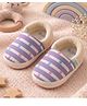 The little lookers Cotton Polka Dots Printed Booties - Mauve