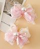 Babyhug Bow & Butterfly Clips Pack of 2 - Pink
