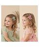 Babyhug Cute Butterfly Hair Clips -  Pink&Green