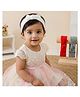 Babyhug Headbands With Bow Applique Pack of 3 - Red White & Grey