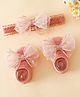 Bonfino Hair Accessories Combo Sets - Dark Pink