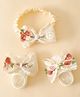 Bonfino Hair Accessories Combo Sets - Beige
