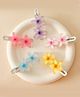 Pine Kids Cute Blossom Hair Clips - PInk & Purple