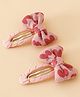 Babyhug Fashion Snap Hair Clips - Pink