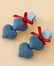 Babyhug Cute Heart Shape Hair Accessories -  Navy Blue