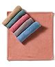 Simply Interlock Knit Solid Towels Pack of 6 L 25 x B 25 cm - Multicolor