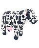 Tukkoo 30 cm Cuddly Cow Soft Toy- Multicolor