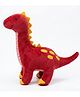 Tukkoo 30 cm Vibrant Red Colour Dinosaur Plush
