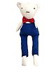 TUKKOO 30 cm Handcrafted Linen Teddy Bear Doll - Multicolor