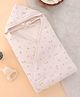 Simply Interlock Knit Towel & Wrappers With Cat Print L 68 x B 66 cm - Beige