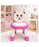 De Jure Fitness Detachable Baby Kitten Chair for Kids | Cute Bear Design | Lightweight Plastic Study Seat for Toddlers 1-5 Years | Non-Slip Base, High Backrest, Easy Assembly Kids Chair