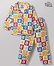 Babyhug Disney 100% Cotton Knit Full Sleeves Co-Ords Shirt & Pyjama Night Suit With Winnie The Pooh Graphic - Multicolor
