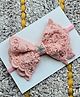 FOLLOW THE NEEDLE Floral Embroidered & Star Applique Detailed Headband - Pink