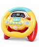 SANJARY Kids Steering Wheel Toy with Lights Sounds Music Interactive Driving Simulator Educational Pretend Play Toy for Toddlers - color design may vary