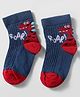 Mustang Knit Ankle Length Socks With Dino Design - Navy Blue