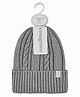 SNUGTIME Cotton Knit Cable Knit Designed Beanie - Grey - Circumference 50 Cms