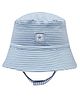 SNUGTIME Cotton Elastane Knit Star Embroidered Hat - Light Blue - Circumference 50 Cm