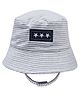 SNUGTIME Cotton Elastane Knit Star Embroidered Hat - Grey - Circumference 50 Cm
