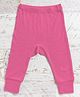 Merino Baby Woollen Knit Baby Text Embroidered Pants - Pink