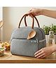 Saleon Insulated Lunch Bag for Women/Men/Adult, Lunch Box Lunch Bag Women, Small Leakproof Cute Lunch Tote Large Capacity Reusable Lunch Container for Work/Office/Picnic/Beach (Grey)