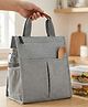 Saleon Insulated Lunch Bag for Women & Men | Waterproof Soft Cooler Tote | Leakproof, Reusable with Pockets | Thermal Lunch Box for Office, Travel, Picnic (Light Grey)
