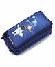 Wooum Large Pencil Case with 3 Compartments, Big Capacity Pencil Pouch for School Boys Girls College Students & Teachers Aesthetic Practical Stationery Pouch for Pens Pencils (Jet Blue (Universe))