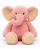 ELITE CREATIONS 35 cm Elephant Plush Toy for Kids Large Stuffed Animal Ultra Soft Huggable Cute Elephant Toy - Pink