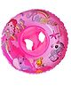 YAMAMA Cartoon Print Inflatable Swimming Tube Ring, Swim Safety Pool Tube With Float Seat Leg Holes And Handles, Beach Pool Inflatable Swimming Ring Tube for Kids And Baby - Pink