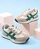 Cute Walk by Babyhug Lace Up Solid Sneaker Shoes - Green