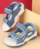 Cute Walk by Babyhug Velcro Closure Sandals With Applique - Blue