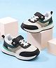 Cute Walk by Babyhug Velcro Closure Sneaker Shoes With Star Applique - Black