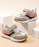 Cute Walk by Babyhug Velcro Closure Sneaker Shoes With Star Applique - Beige